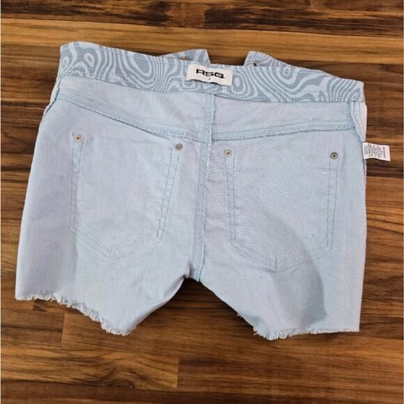 RSQ Women’s Shorts High Rise Y2K Pop Dopamine Print Statement Pattern Blue Sz 25 - Picture 4 of 12